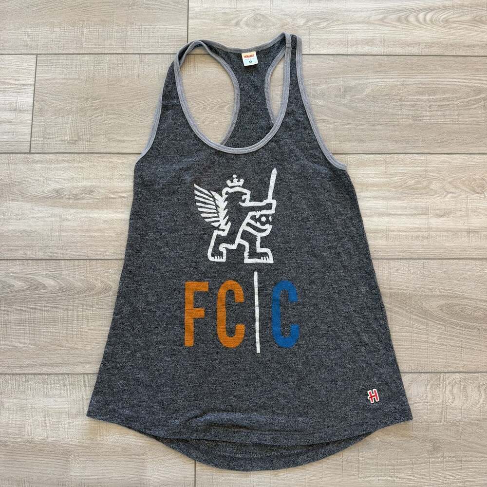 Homage FC Cincinnati Womens M Gray Racerback Tank